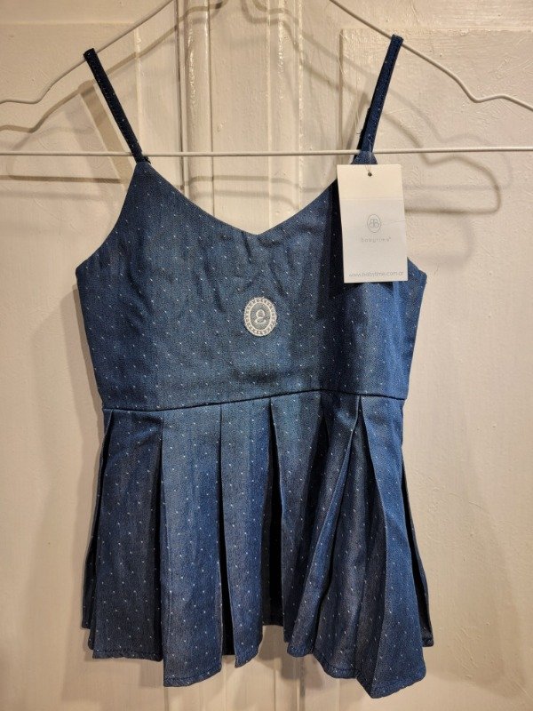 Producto - Musculosa BABYTIME denim Nueva Con etiqueta Talle 4 años - PRECIO: 22X