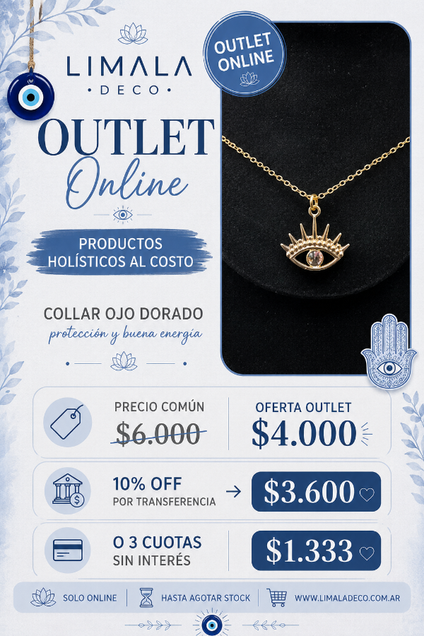 Producto - Collar ojo dorado