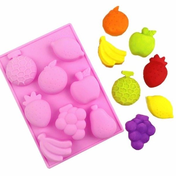 Producto - Molde silicona frutas x 8