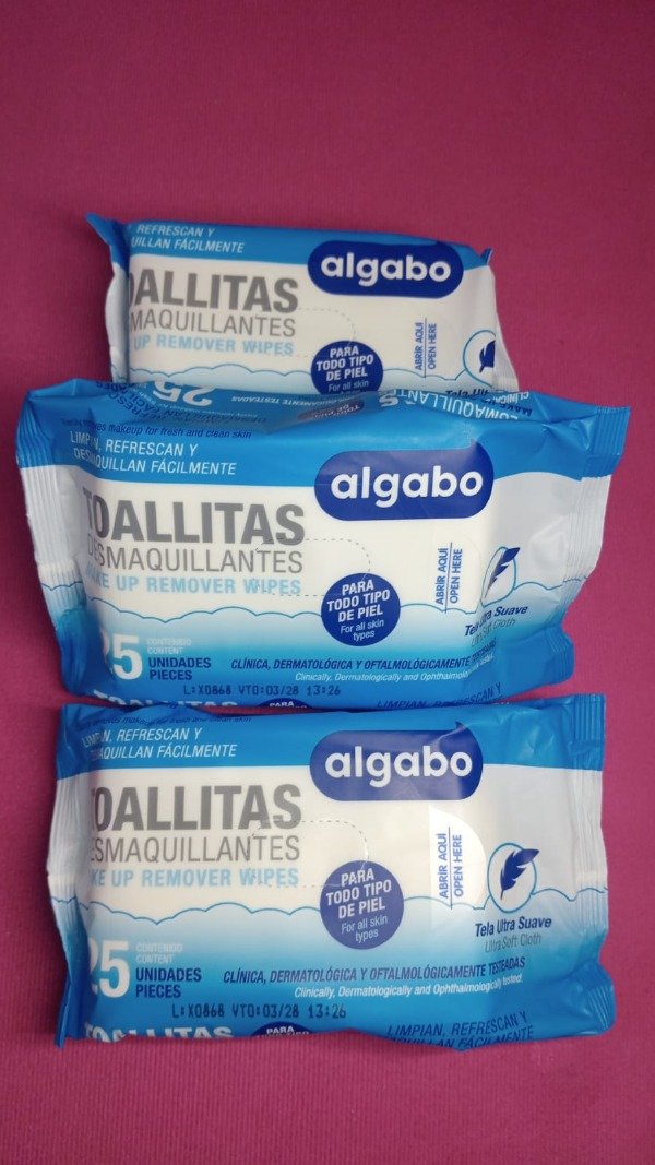 Producto - Toallitas desmaquillante x 25 unidades