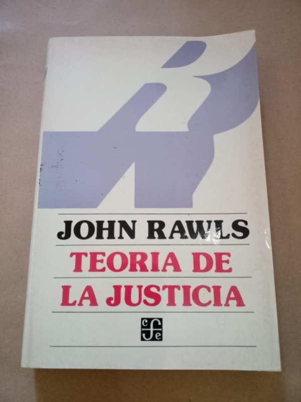 Producto - Teoría de la justicia - John Rawls - FCE 1985