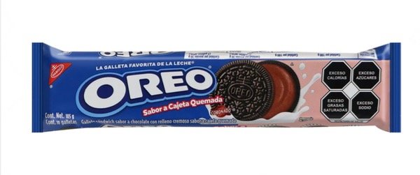 Producto - Oreo cajeta quemada 63gr