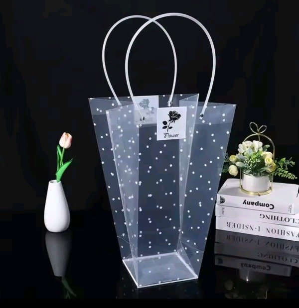 Producto - BOLSA PLASTICA REFORZADA LUNARES BLANCA X 2 UNIDADES