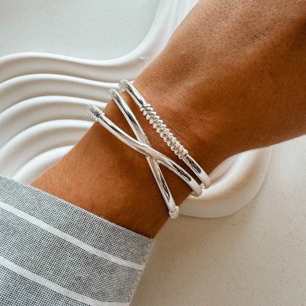 Producto - Pulsera esclava triple trenzada