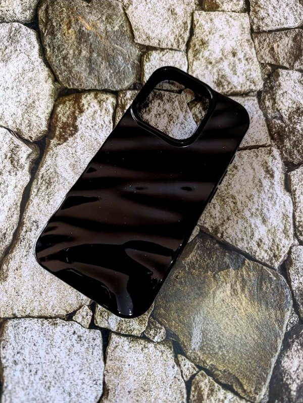 Producto - Funda tpu Wanda glitter iPhone 16 Pro negra