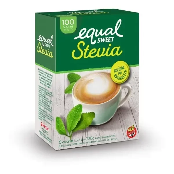Producto - 50 SOBRES DE STEVIA - EQUALSWETT