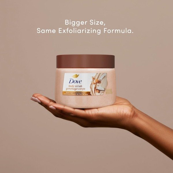 Producto - Dove Brown Sugar and Coconut Butter Body Scrub 424g - 3