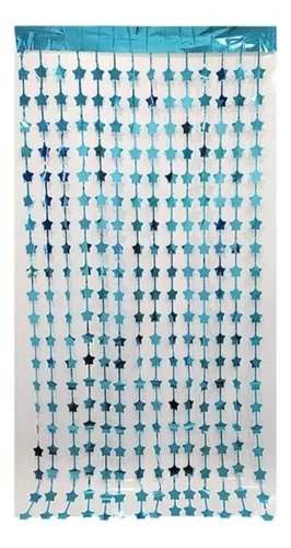 Producto - CORTINA OVNI METALIZADA ESTRELLA ( 2.00 x1.00 mts ) (ELEGIR COLOR)