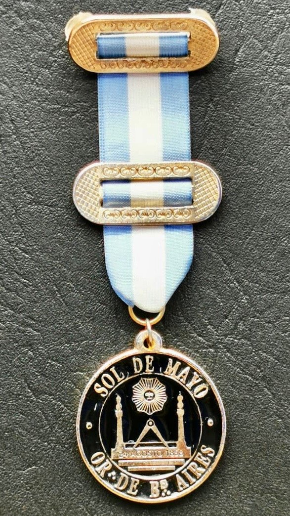 Producto - Medalla de la Respetable Logia Sol de Mayo 8 - 1