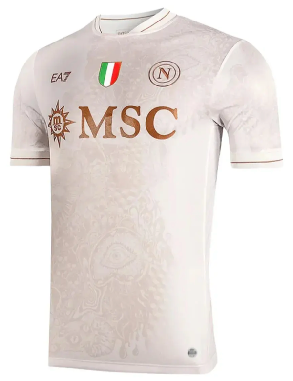 Producto - Camiseta Del Napoli Alternativa Blanca 2025/26 Ea7 - 0