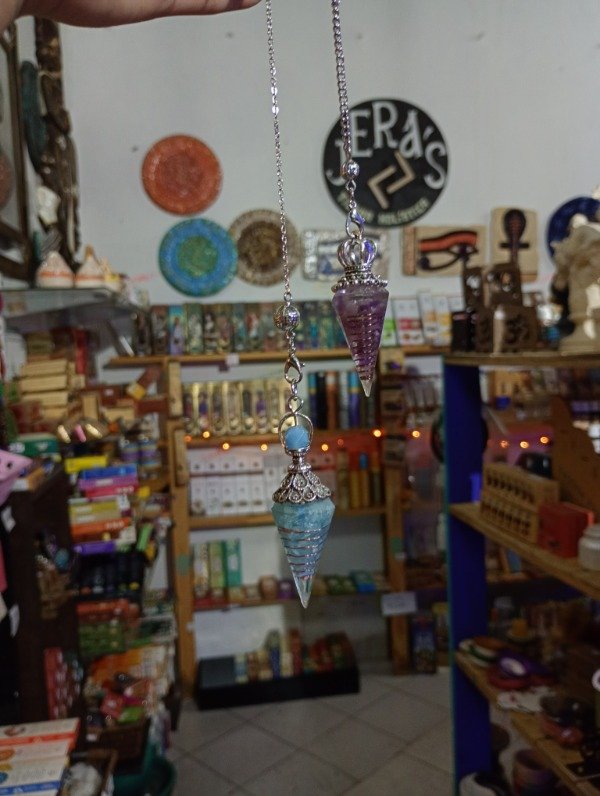 Producto - Péndulos Orgonita Con Cristal