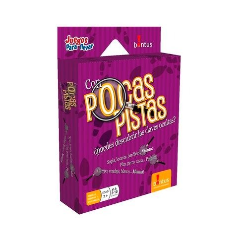 Producto - JUEGO DE CARTAS POCAS PISTAS EN CAJA 13.5X18.5CM