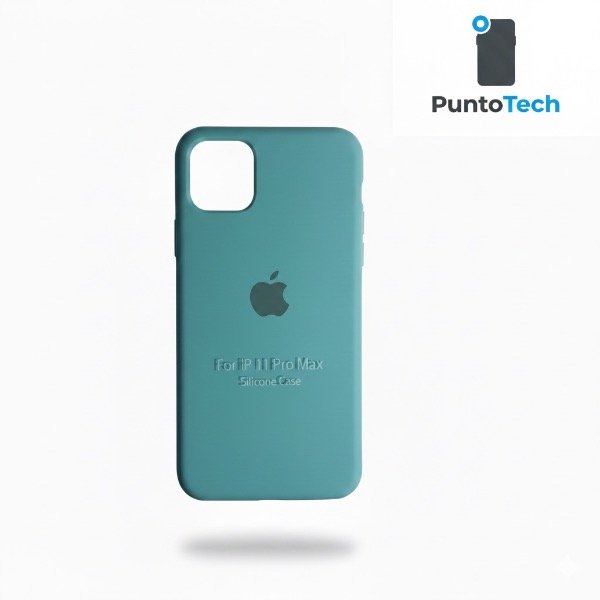 Producto - Silicon case iPhone 11 Pro Max verde clarito