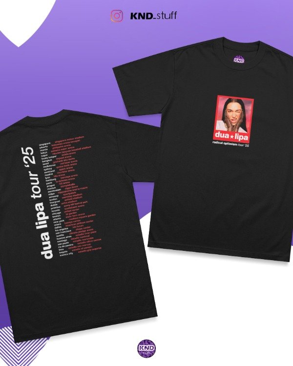 Producto - Remera radical optimism tour black - DTF