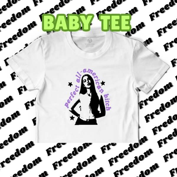 Baby tee PERFECT ALL- AMERICAN BITCH