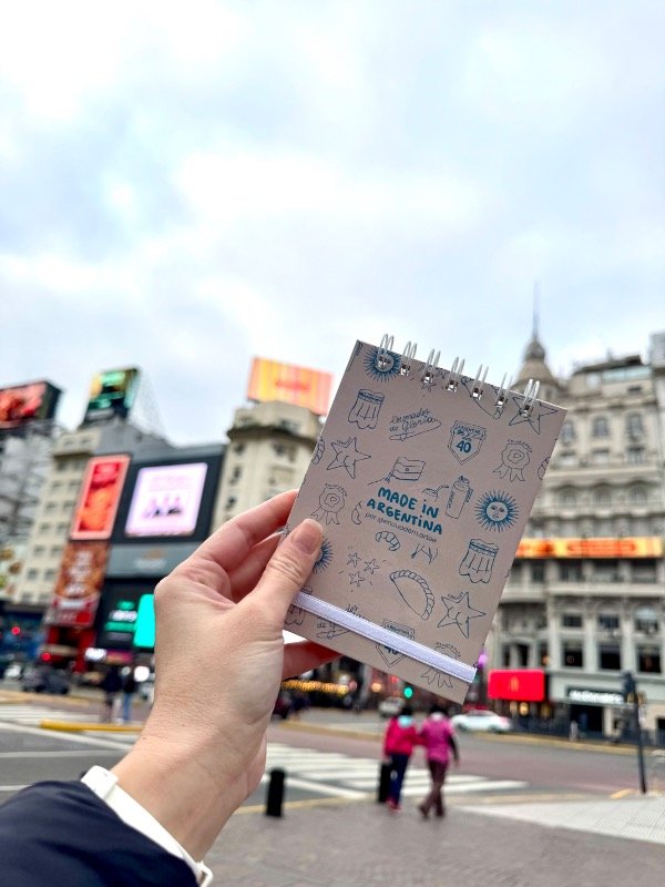 Producto - Libreta mandé in Argentina- 2026