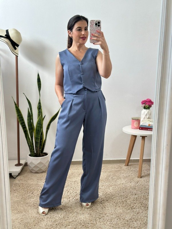 Producto - Conjunto Importado Camelia (Azul Grisaceo) - Talle M