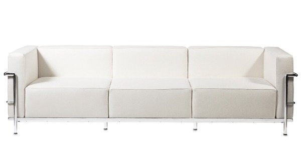 Producto - Sillón Sofá LC3 GRAND CONFORT 3 Cuerpos, Cuero Vacuno, Estructura Cromada!!