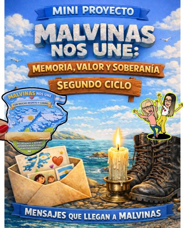 Producto - MINI PROYECTO. 2 DE ABRIL. MALVINA NOS UNE. SEGUNDO CICLO