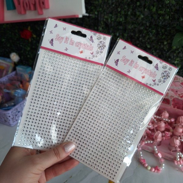 Producto - Stras autoadhesivo plancha chica