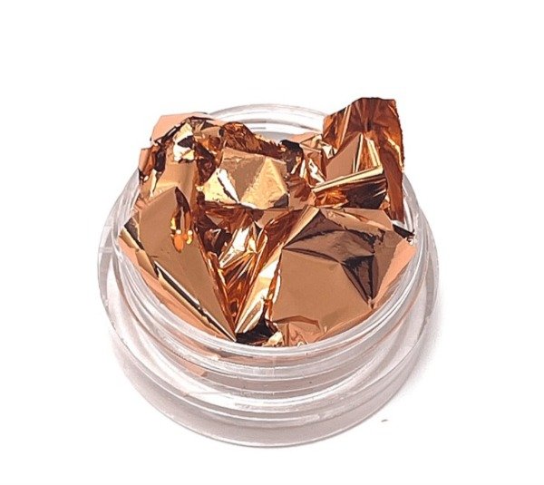 Producto - Frasco con 2 laminas de cobre comestible