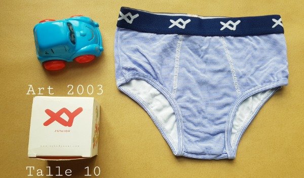 Producto - Slip Junior Mil Rayas XY 2003 Talle 10