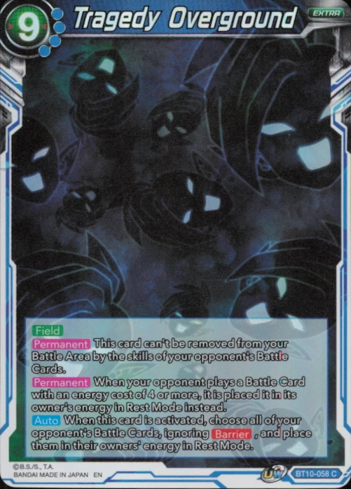 Producto - BT10-058 Tragedy Overground FOIL - Rise of the Unison Warrior