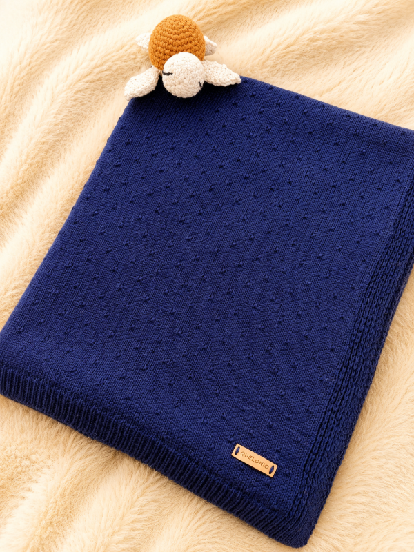 Producto - MANTA PINTITAS AZUL