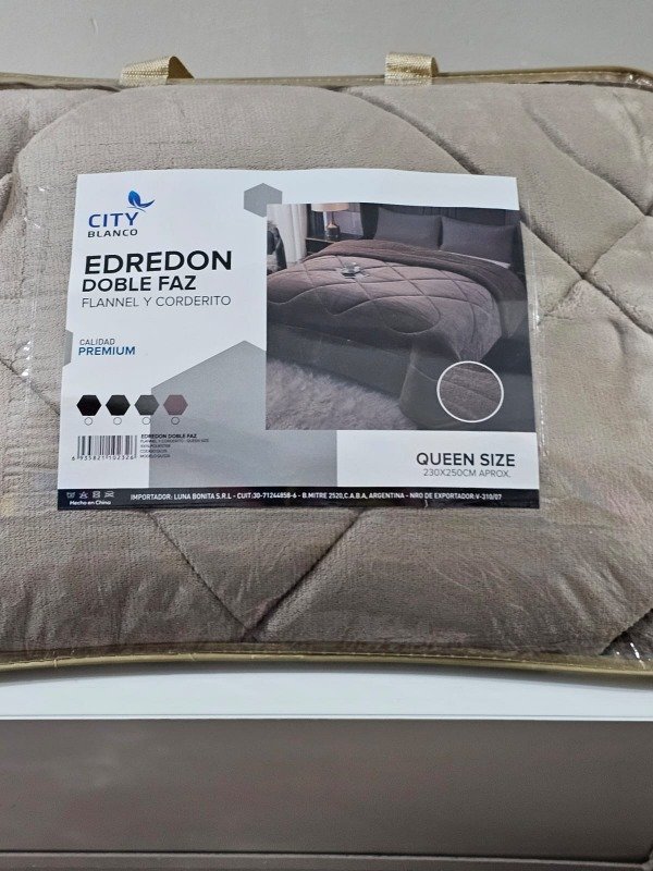 Producto - edredon doble faz king size 2plazas y media