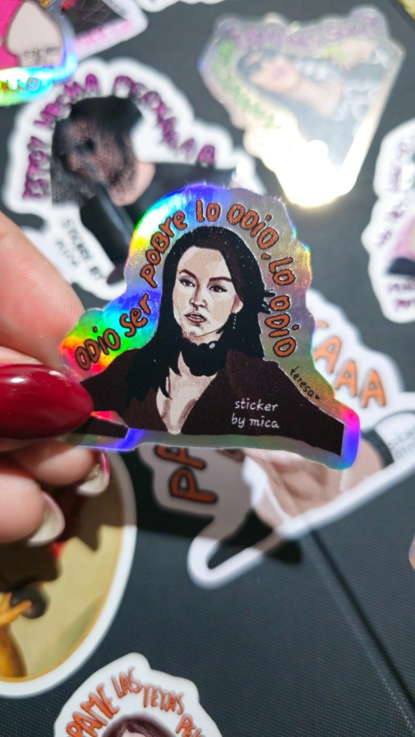 Producto - Sticker teresa holo