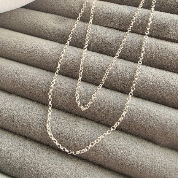 Producto - Cadena Plata925 rolo fina 40cm