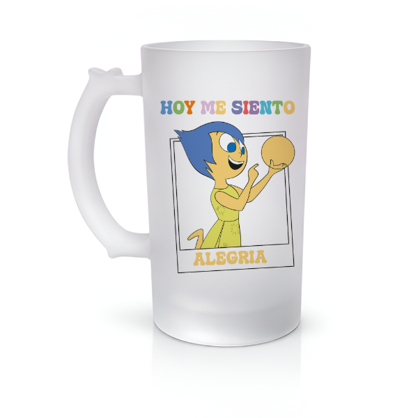 Producto - Chopp vidrio Esmerilado - Alegria