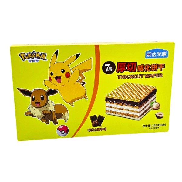 Producto - Pokemon Obleas Sabor Chocolate Y Avellanas 120 GR