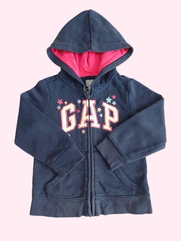 Producto - Campera de algodón azul oscuro con estrellas GAP 3 años