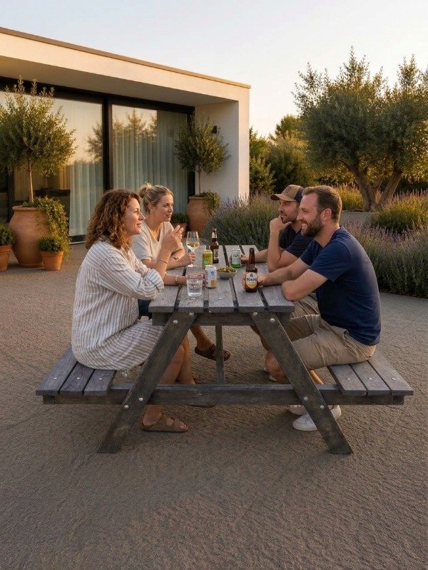 Producto - Mesa Canadiense Picnic 4 Personas Madera Plastica - 5