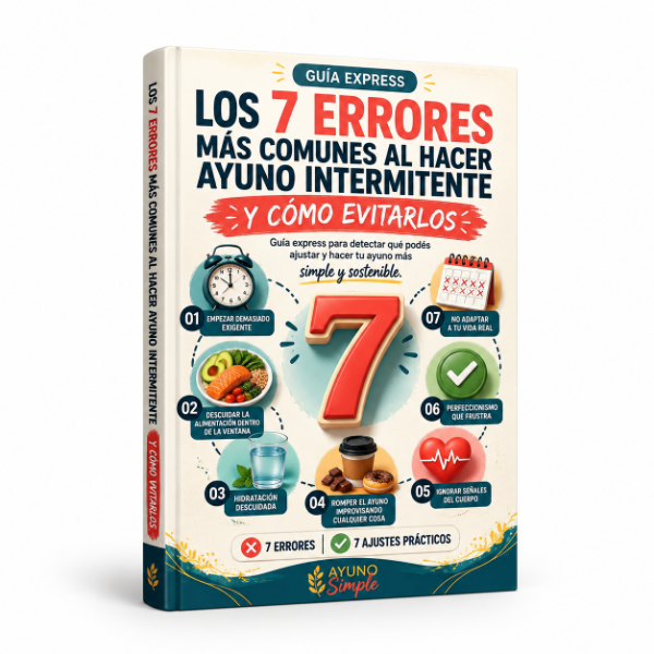 Producto - Los 7 Errores más comunes al hacer Ayuno Intermitente y cómo Evitarlos - 0