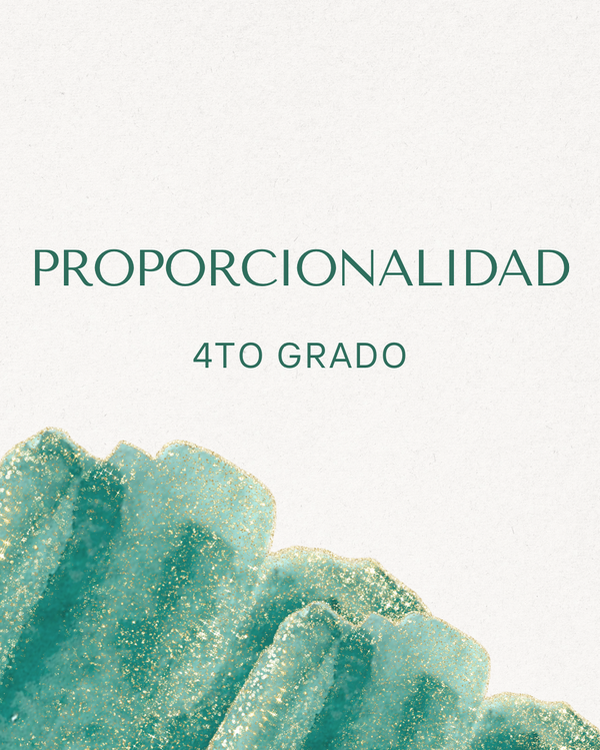 Producto - Proporcionalidad (4to Grado)