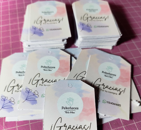 Producto - Hoja A4 para pequeñas cantidades de tags - 4