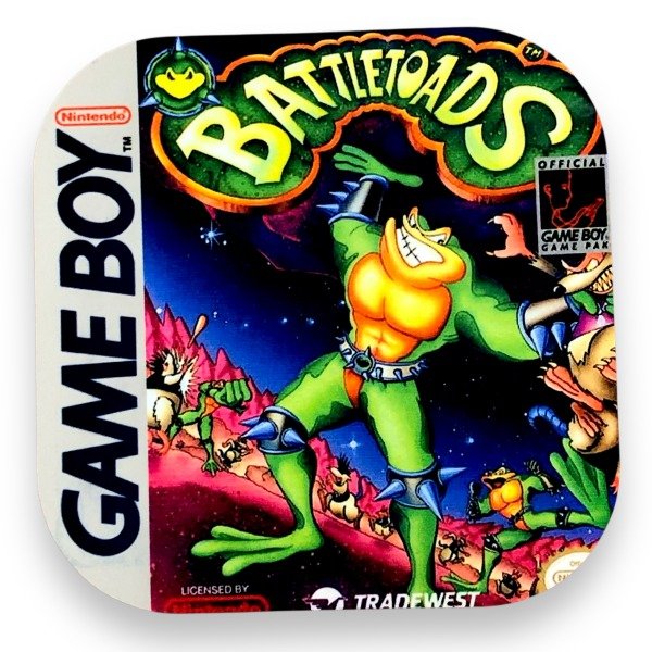 Producto - Posavaso Battletoads Nintendo Game Boy