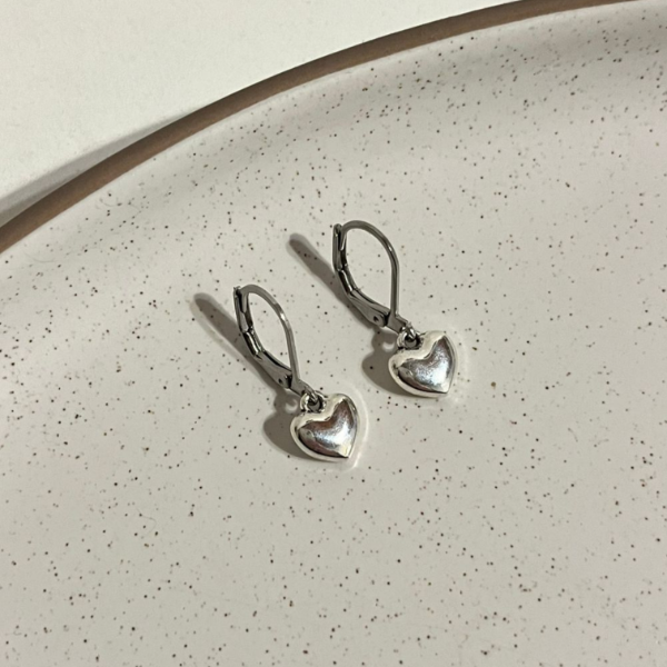 Producto - Aros Corazoncito - Brisura de acero quirúrgico