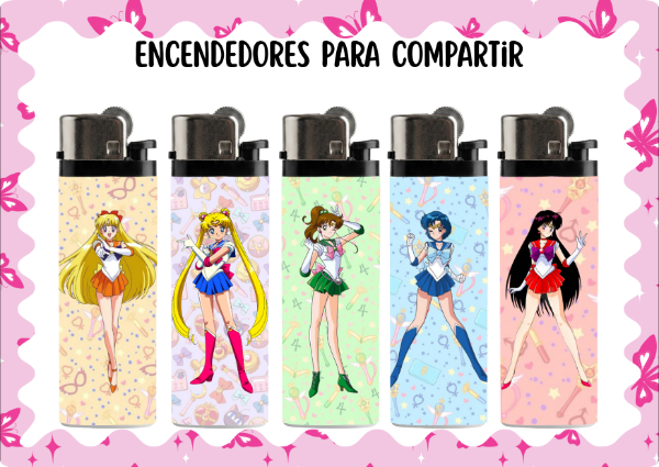 Producto - Set encendedores sailor moon (x5)