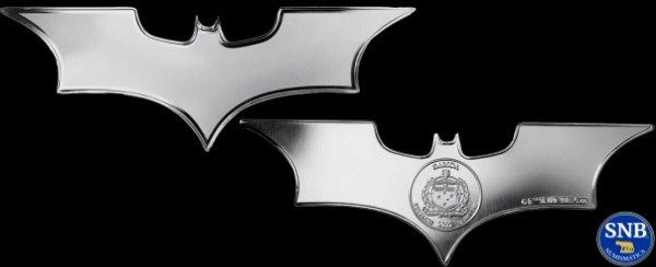 Producto - Samoa - 5 Dólares (2022) - Batman Batarang - Onza de Plata pura
