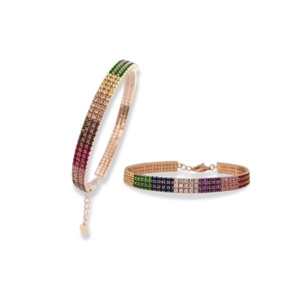 Producto - Pulsera Iris Plata Rose 925