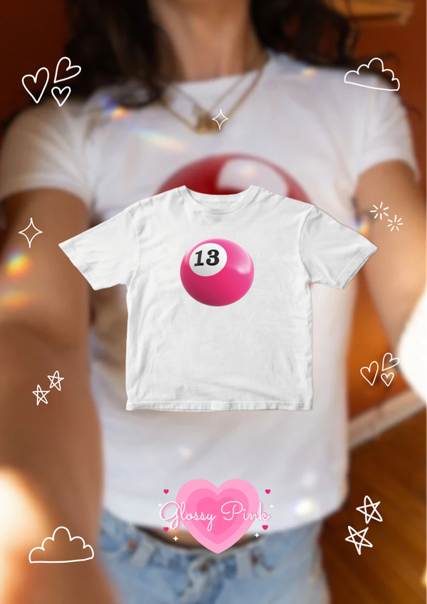 Baby tee bola 13 dtf
