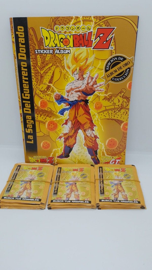 Producto - Álbum vacío - DBZ La Saga del Guerrero Dorado