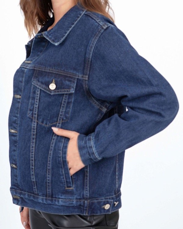Producto - Campera denim azul clásico - 1