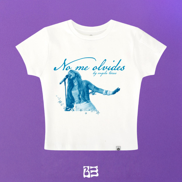 Producto - baby tee - no me olvides