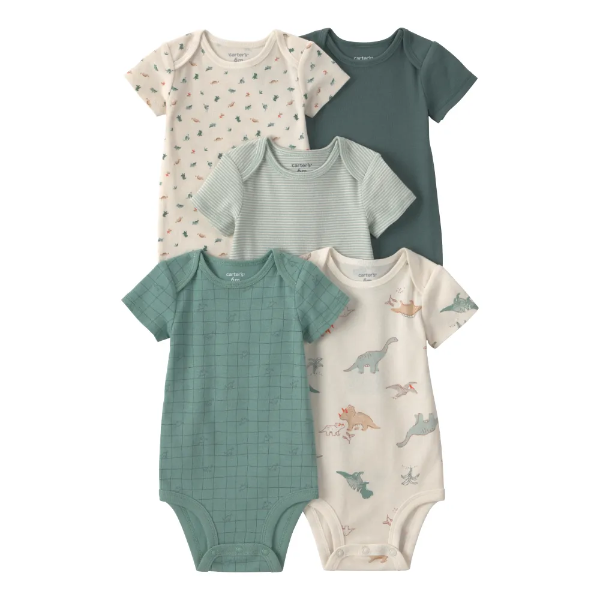 Producto - PACK CARTERS 5 BODYS DINOSS - 0