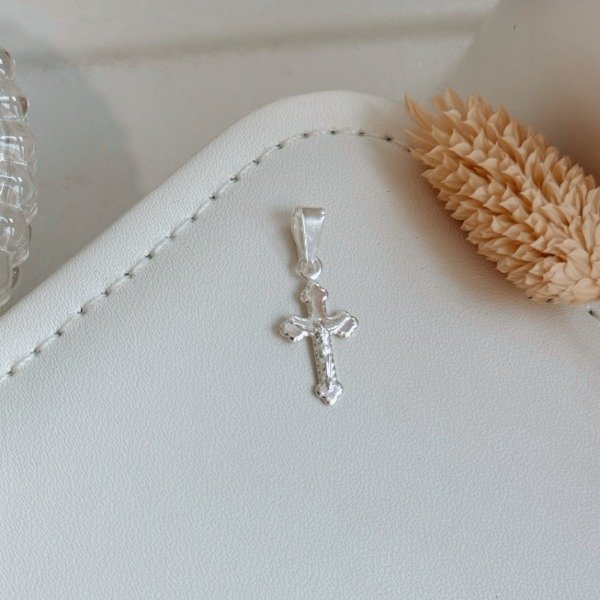 Producto - Dije Cruz Agustín - Laminado Plata 925