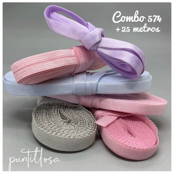 Producto - Combo 574- Elásticos Surtidos +25 metros